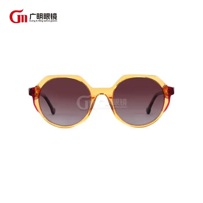 hexagonal polarised sunglasses